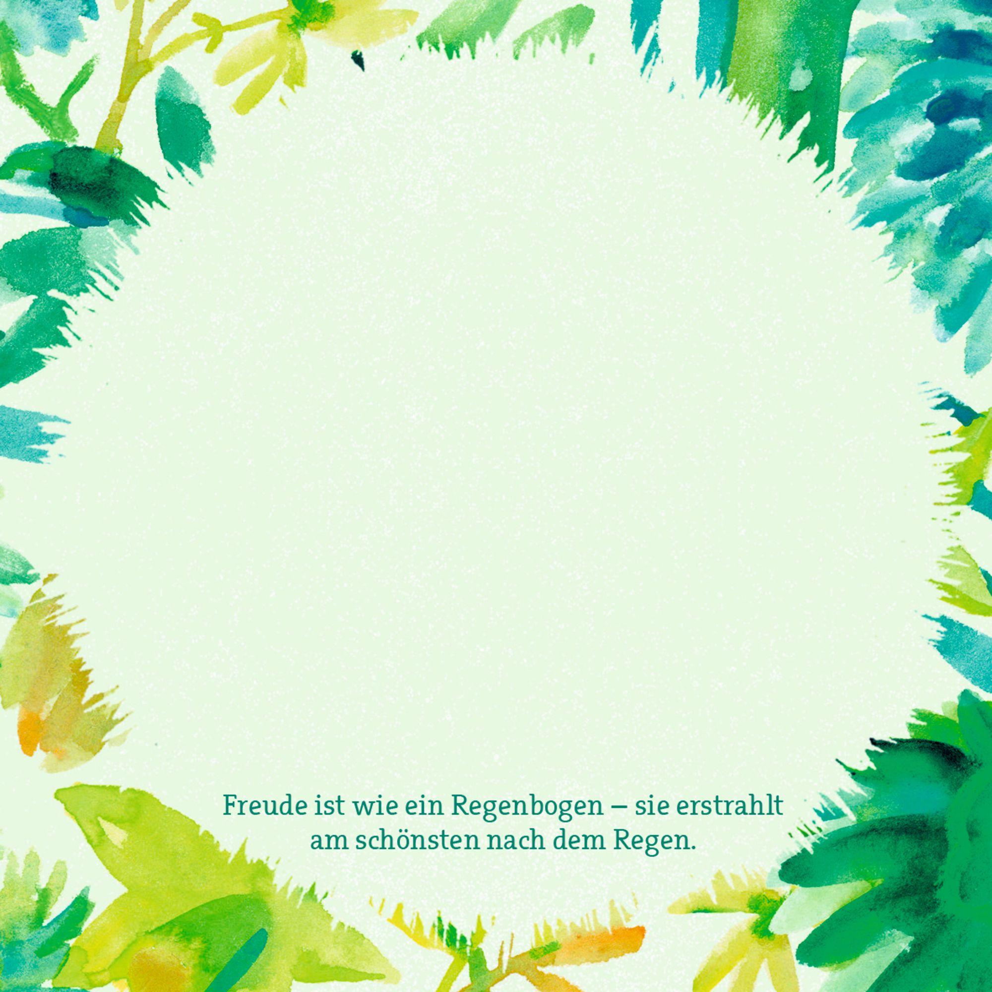 Beispielinhalt (Bild) Zettelkästchen - All about green