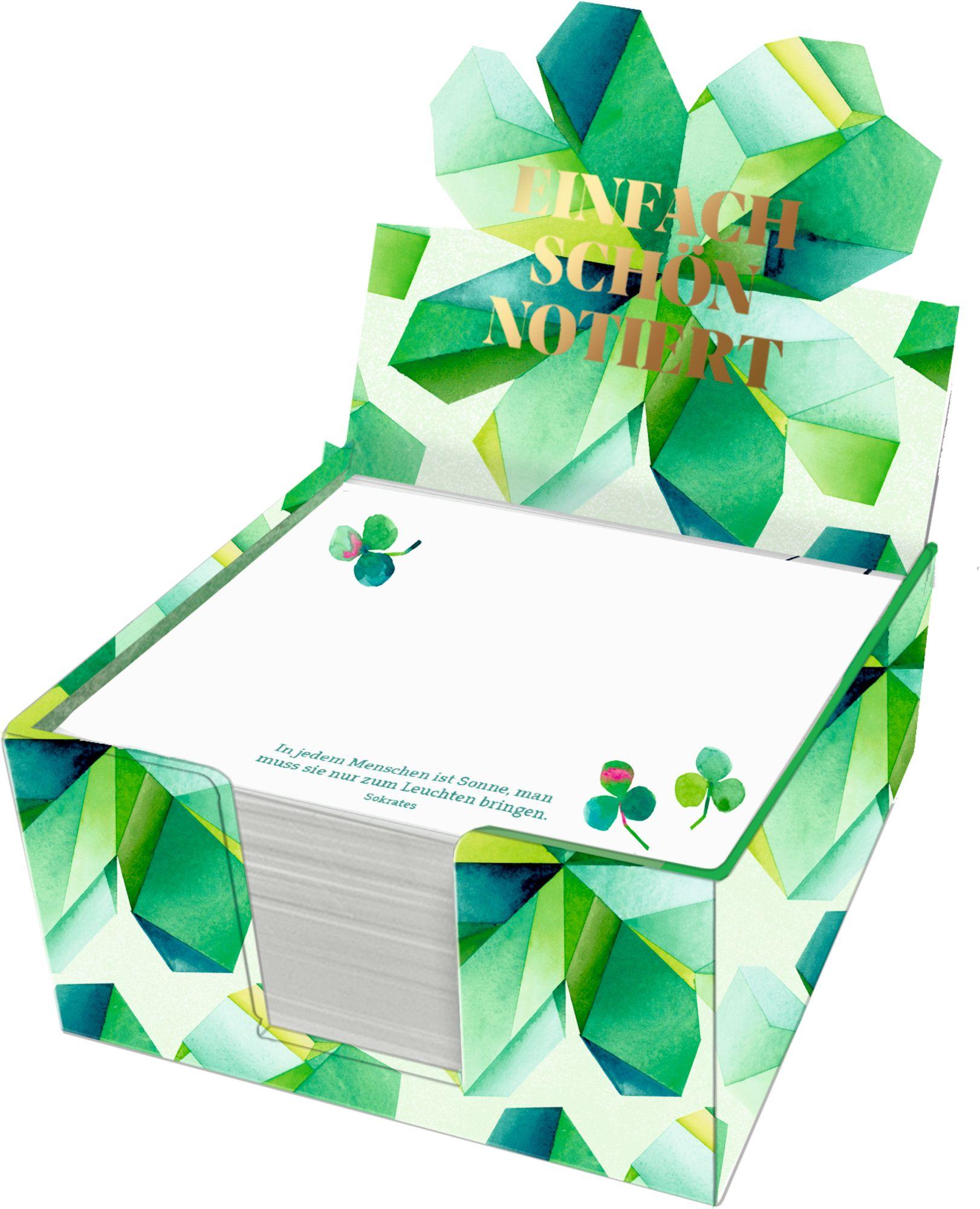 Vorderes Coverbild Zettelkästchen - All about green