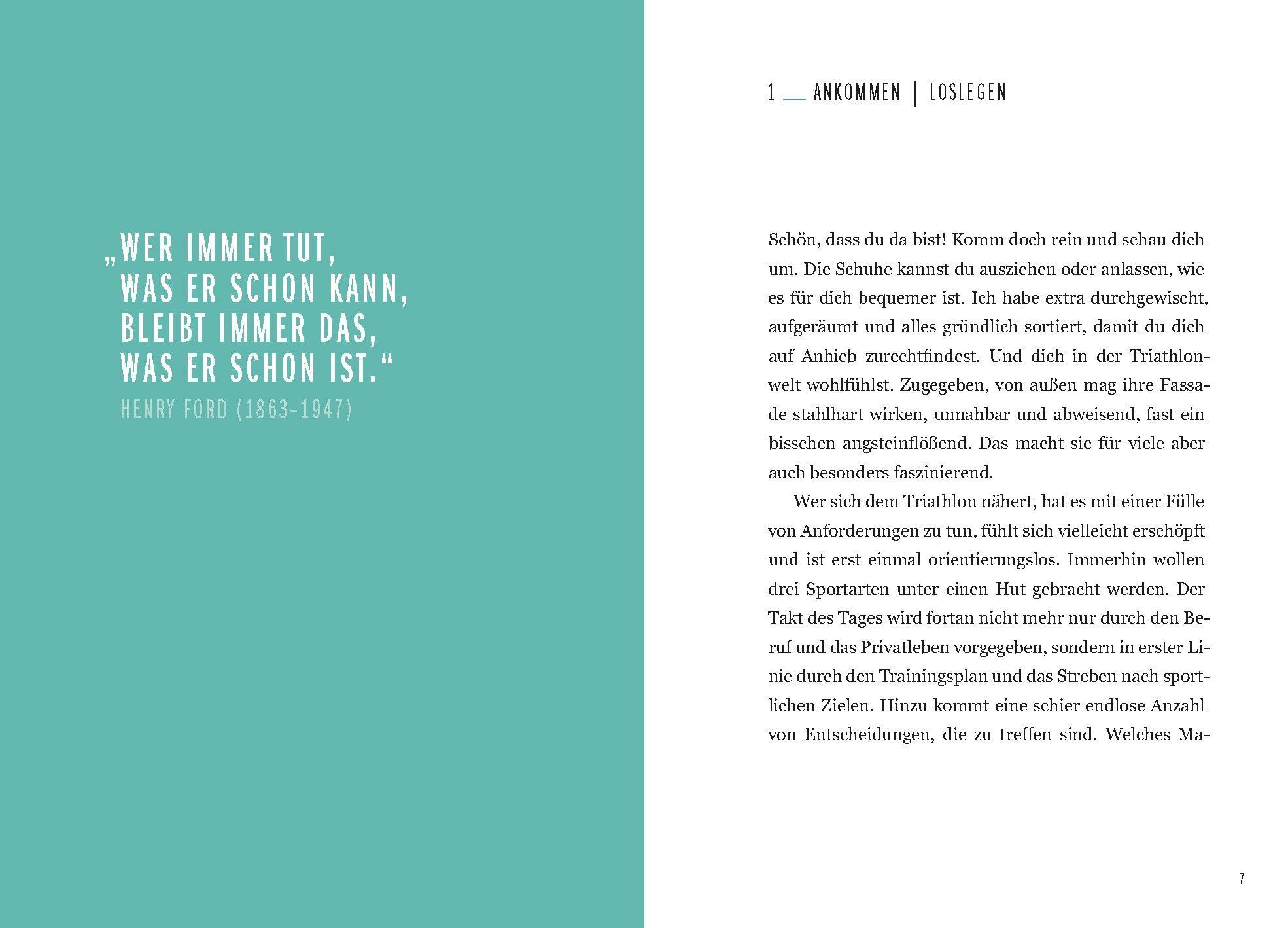 Beispielinhalt (Bild) Die Kunst des Triathlons