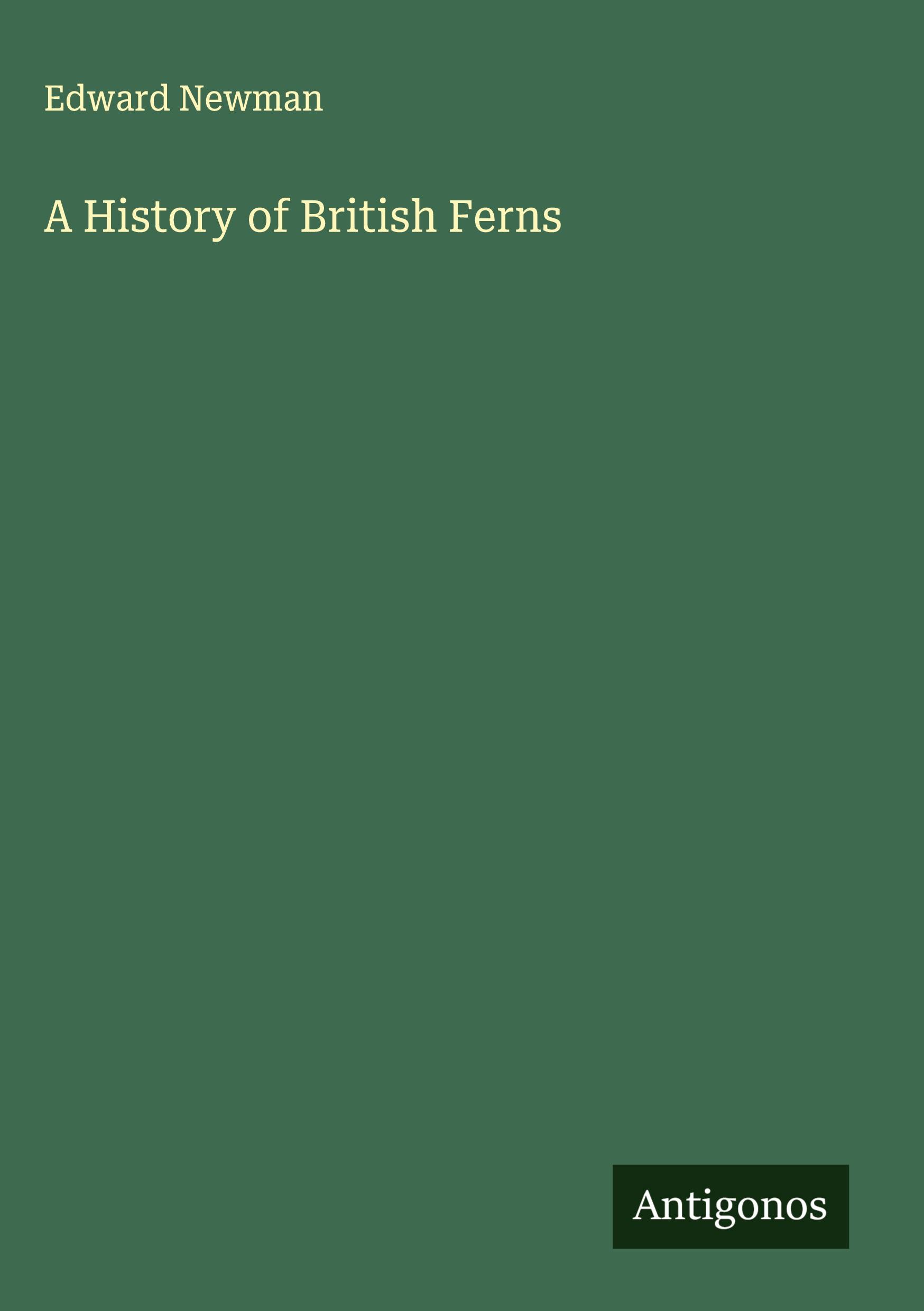 Vorderes Coverbild A History of British Ferns