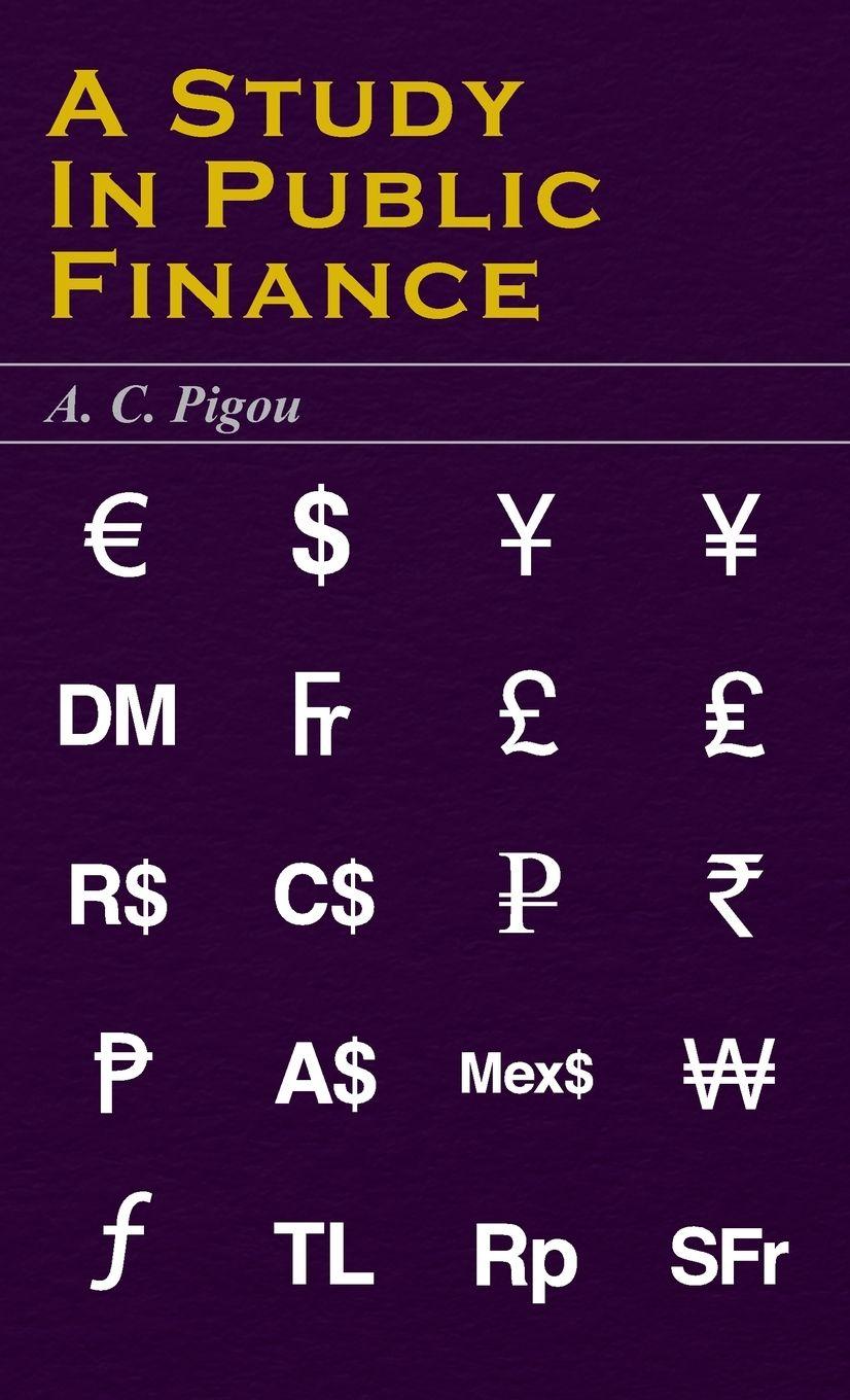 Vorderes Coverbild A Study in Public Finance