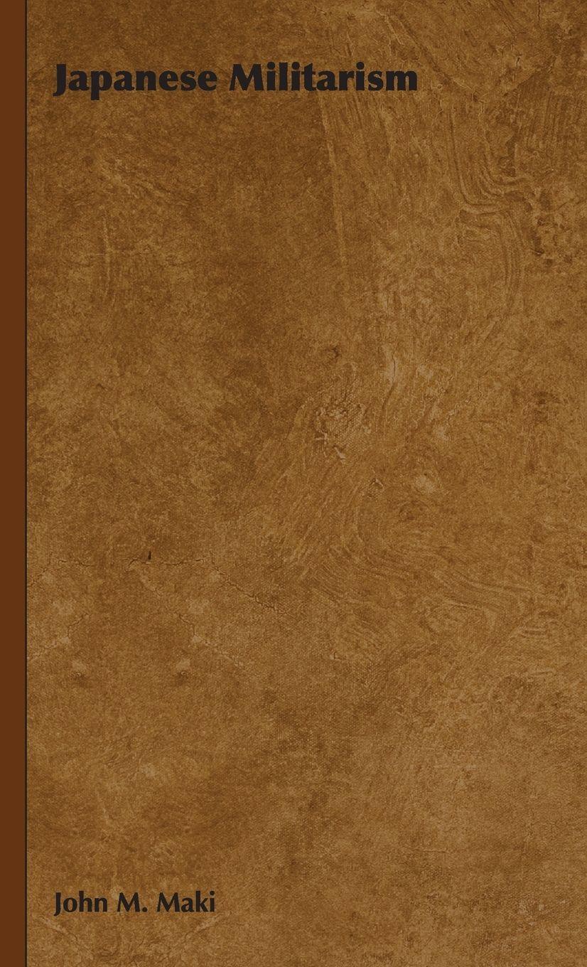 Vorderes Coverbild Japanese Militarism