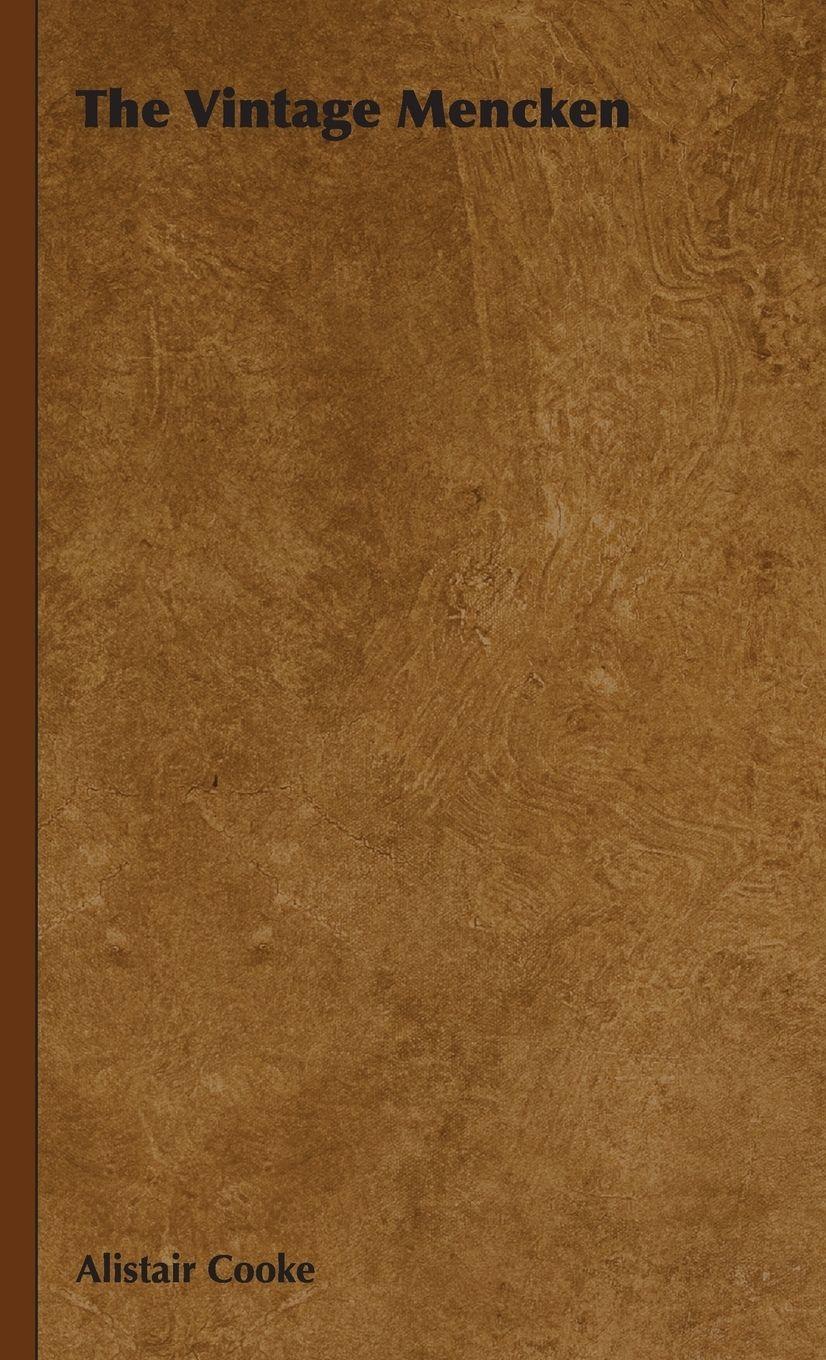 Vorderes Coverbild The Vintage Mencken