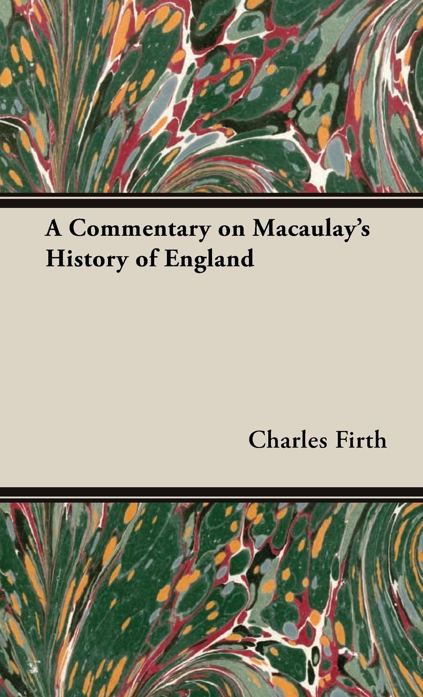Vorderes Coverbild A Commentary on Macaulay's History of England