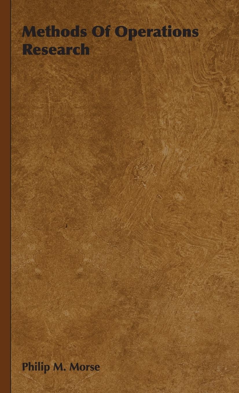 Vorderes Coverbild Methods of Operations Research