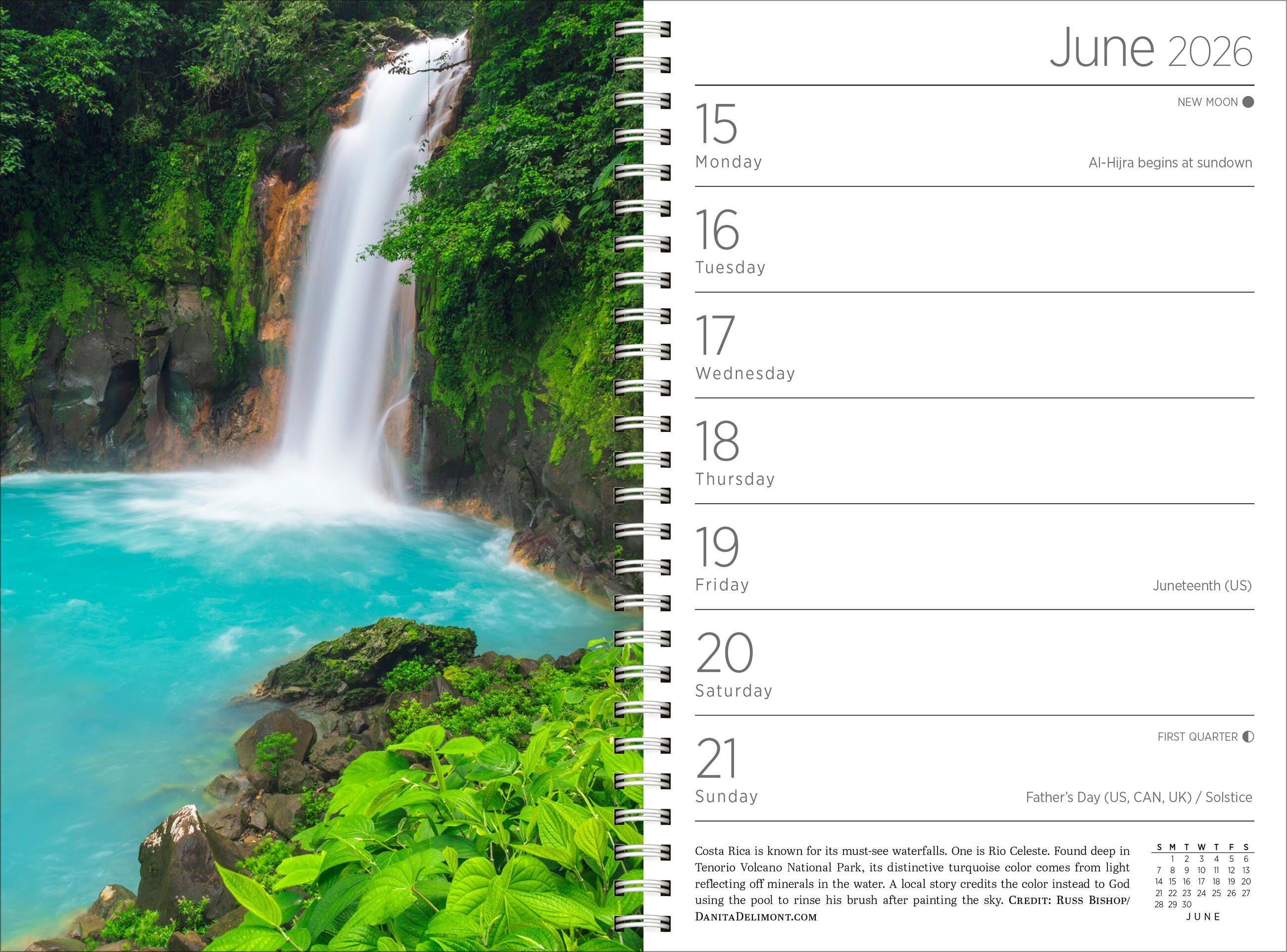 Beispielinhalt (Bild) Audubon Engagement Calendar 2026