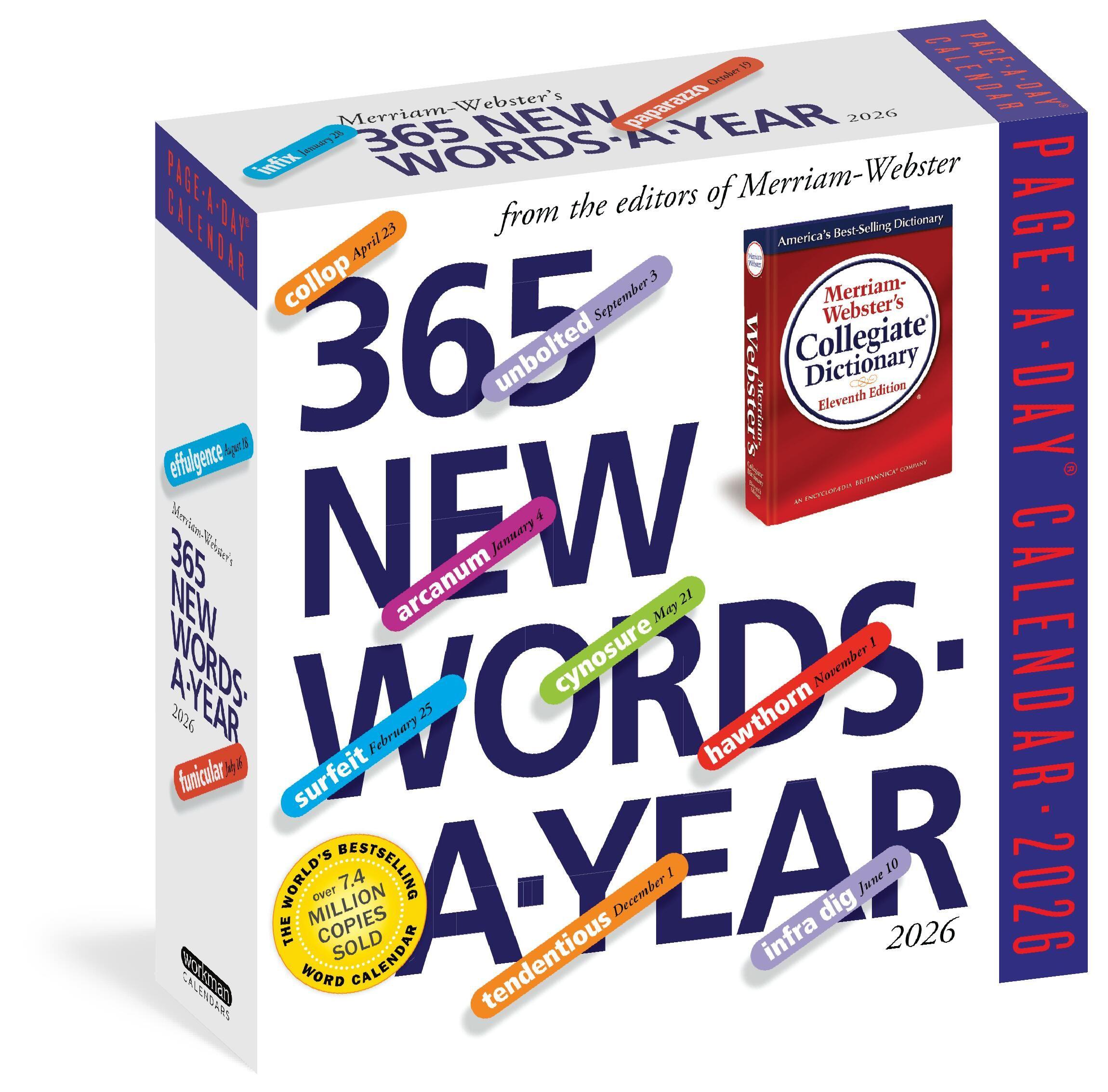 Vorderes Coverbild 365 New Words-A-Year Page-A-Day(r) Calendar 2026