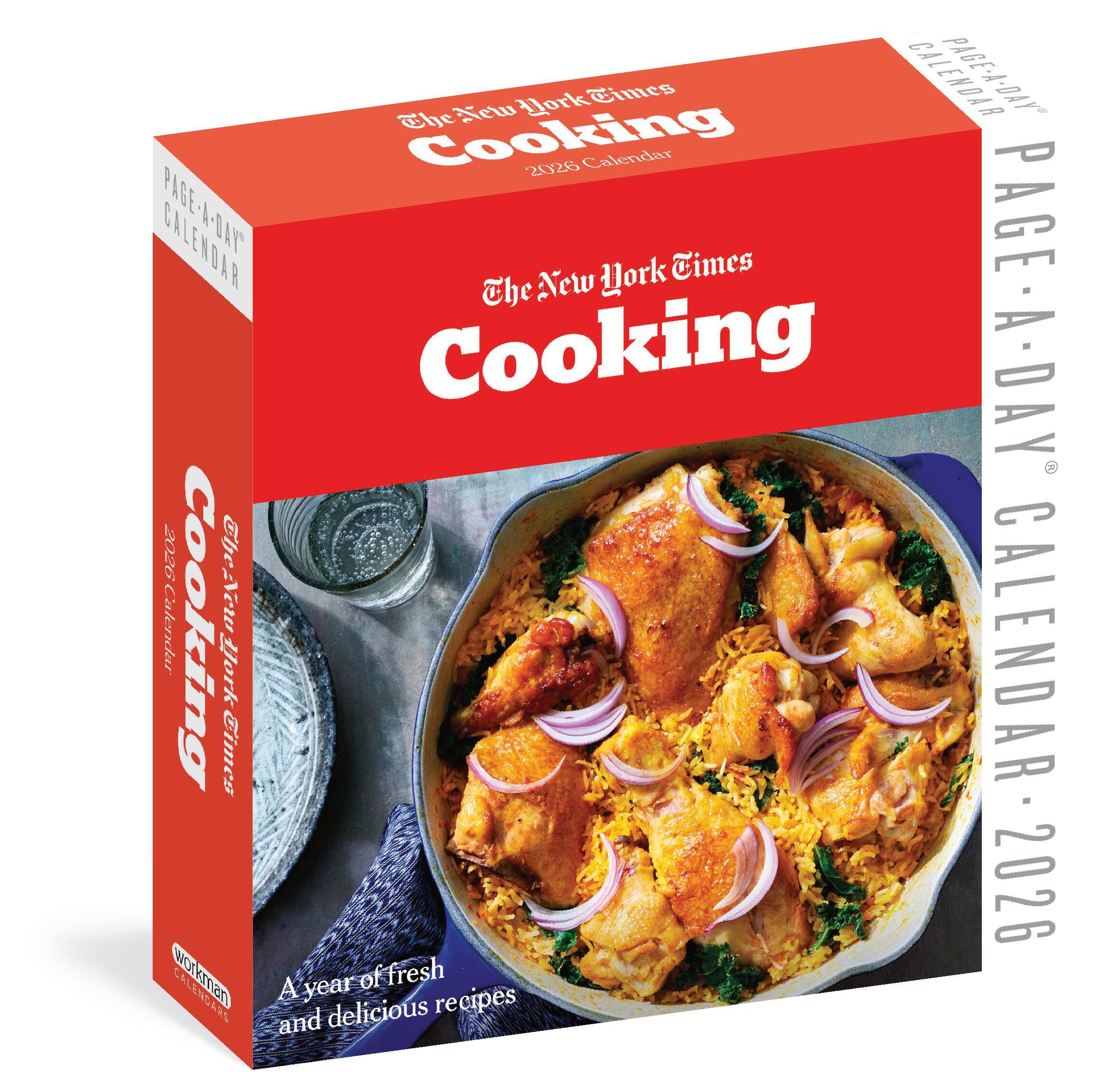 Vorderes Coverbild New York Times Cooking Page-A-Day(r) Calendar 2026