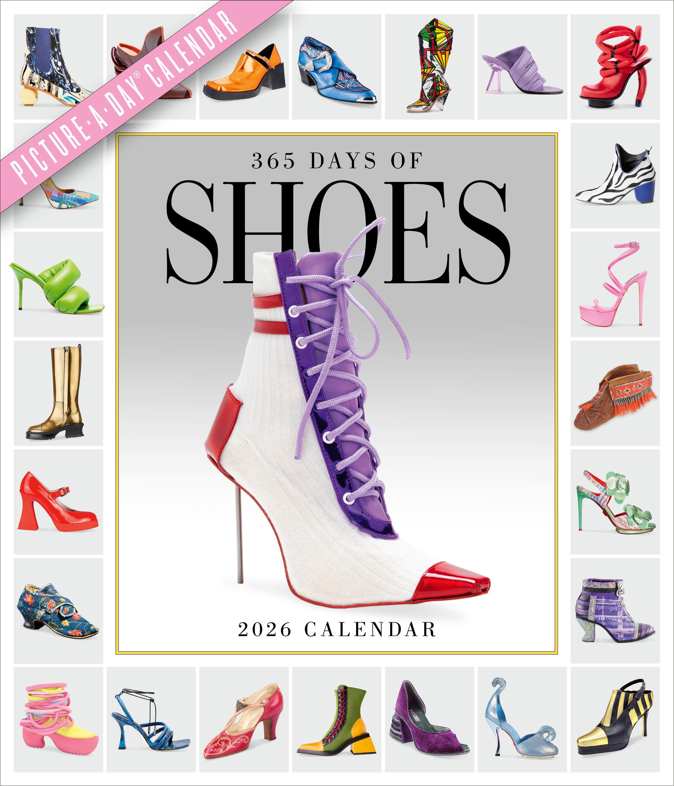 Vorderes Coverbild 365 Days of Shoes Picture-A-Day(r) Wall Calendar 2026