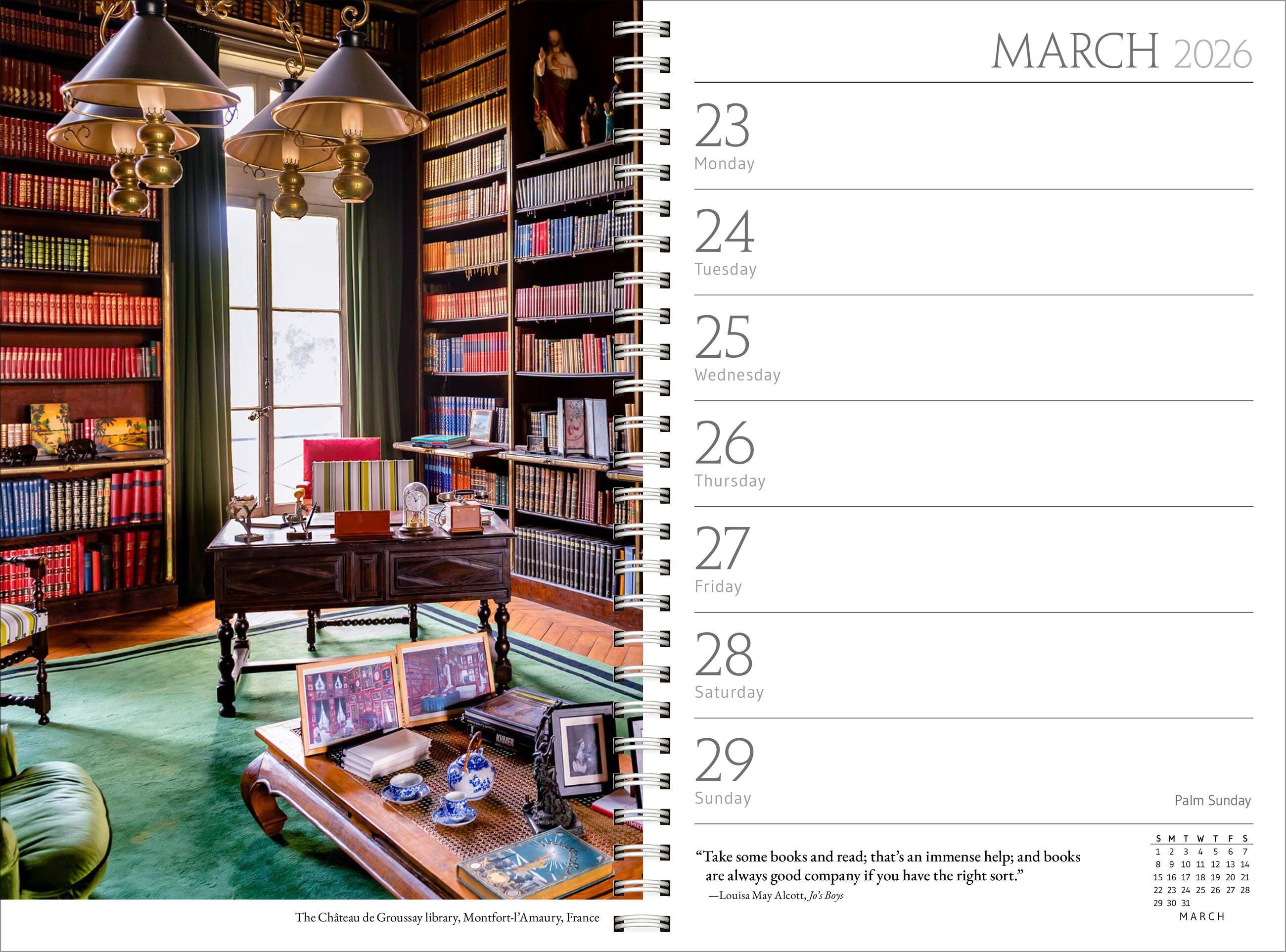 Beispielinhalt (Bild) A Book Lover's Year Engagement Calendar 2026