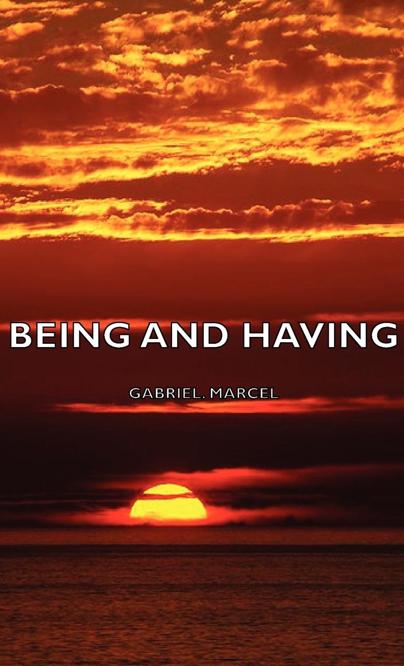 Vorderes Coverbild Being and Having