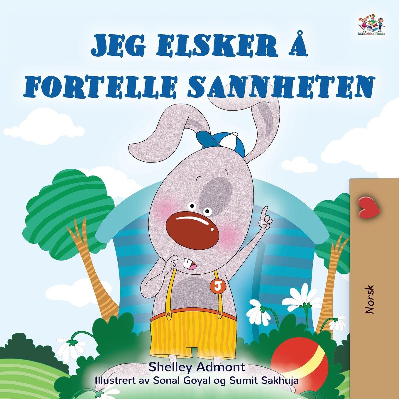 Vorderes Coverbild I Love to Tell the Truth (Norwegian Book for Kids)