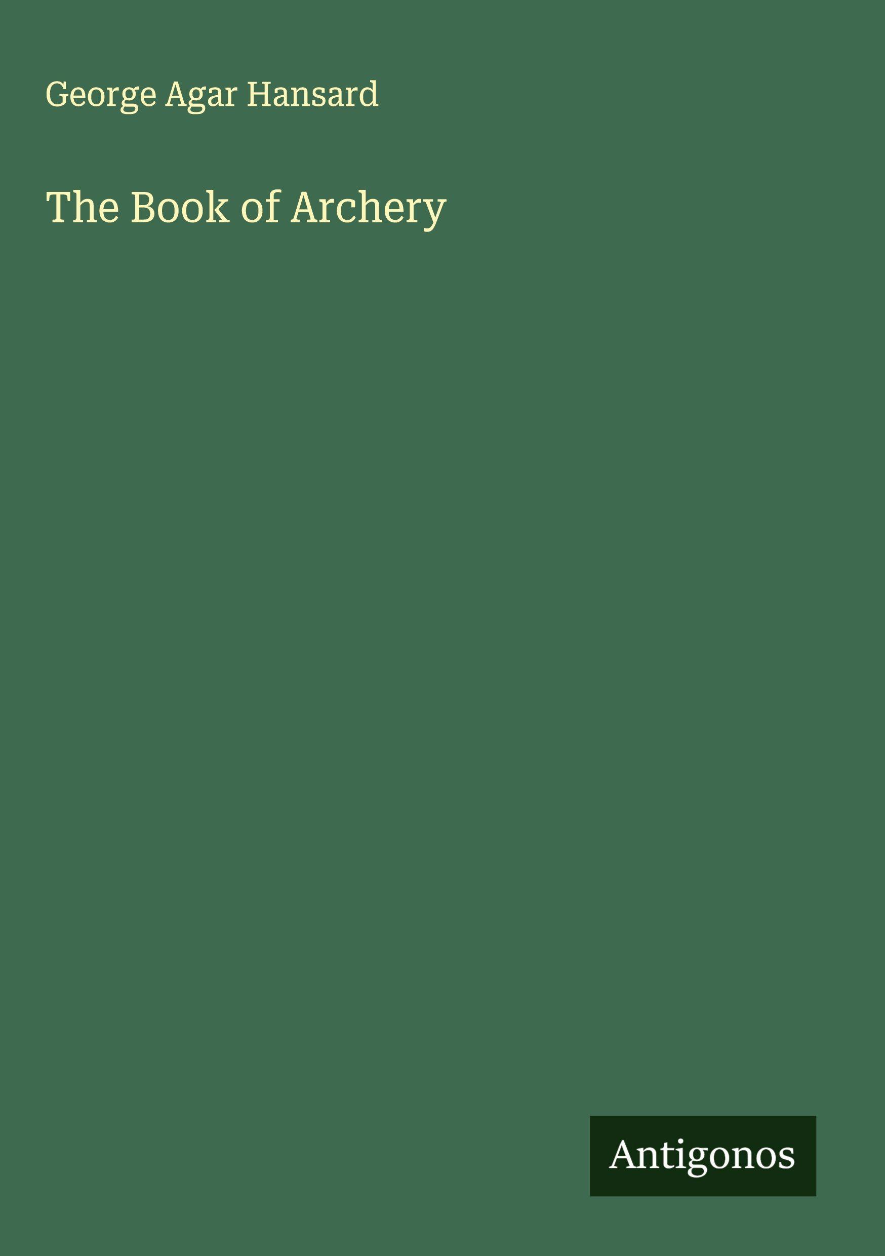 Vorderes Coverbild The Book of Archery