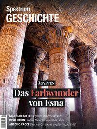 Vorderes Coverbild Spektrum Geschichte 4/2025 - Das Farbwunder von Esna