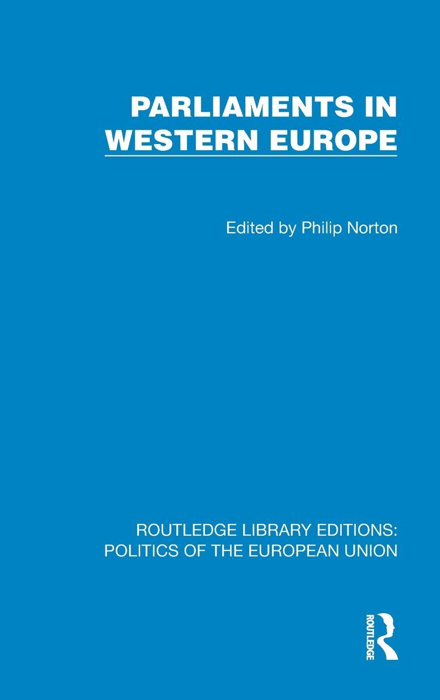 Vorderes Coverbild Parliaments in Western Europe