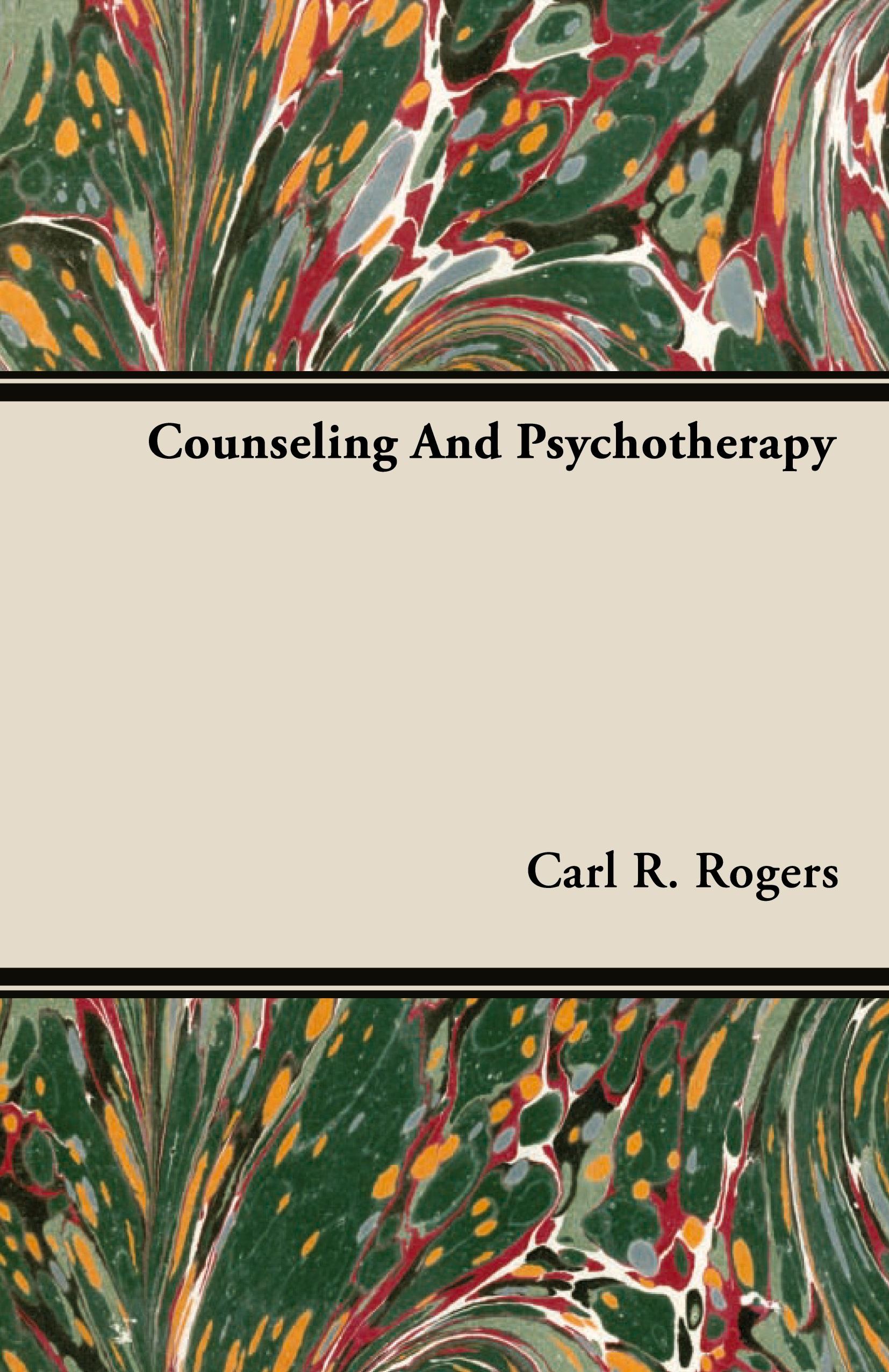 Vorderes Coverbild Counseling And Psychotherapy