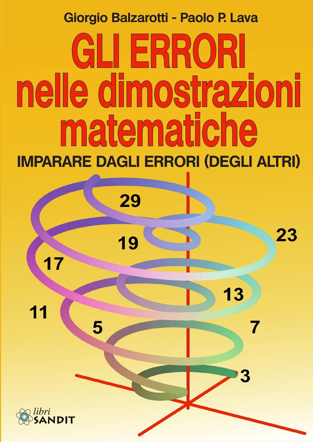 Vorderes Coverbild Gli errori nelle dimostrazioni matematiche. Imparare dagli errori (degli altri)