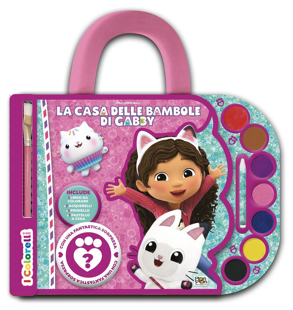 Vorderes Coverbild La casa delle bambole di Gabby. I colorelli. Valigetta con acquerelli