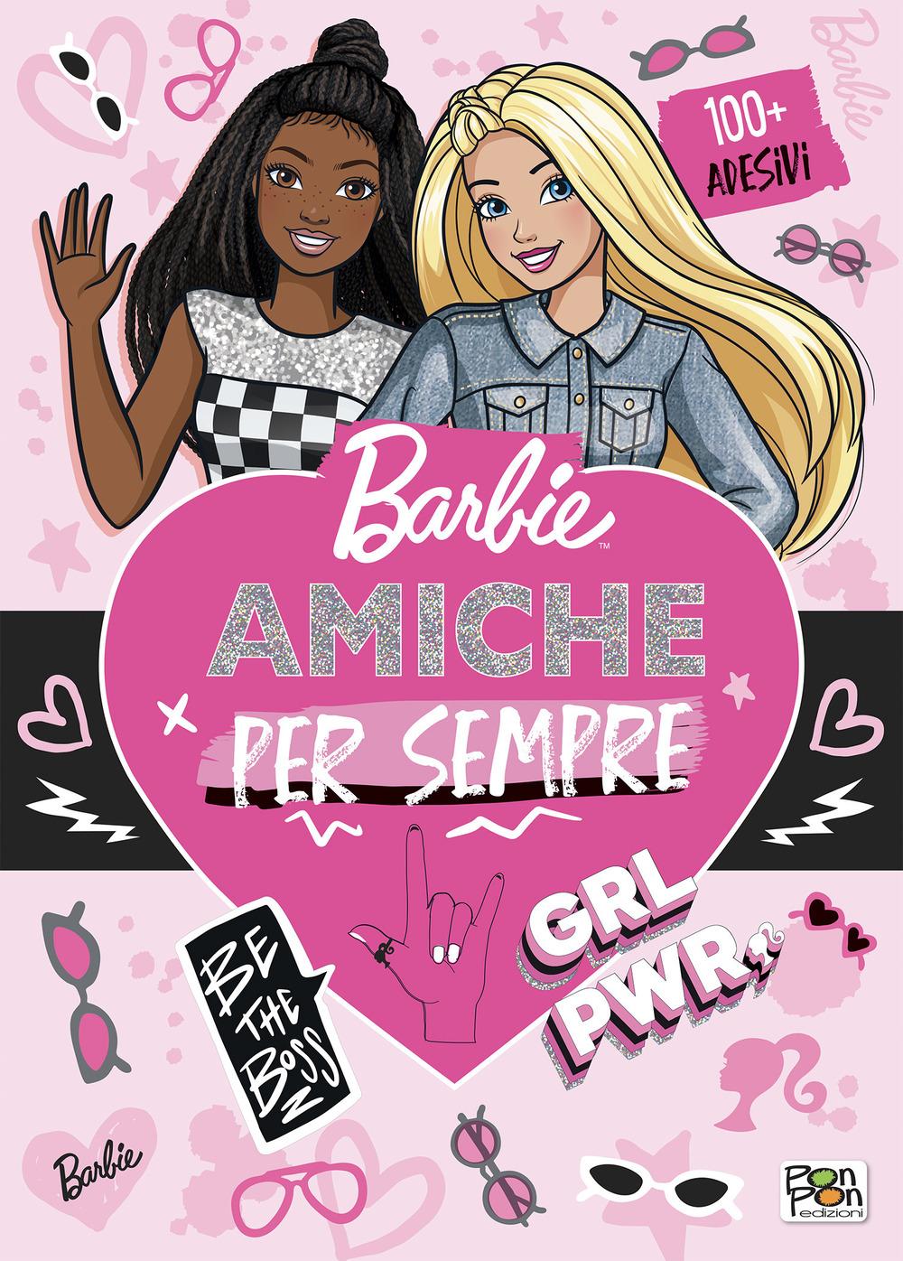 Vorderes Coverbild Amiche per sempre. Barbie. Activity book. Con adesivi