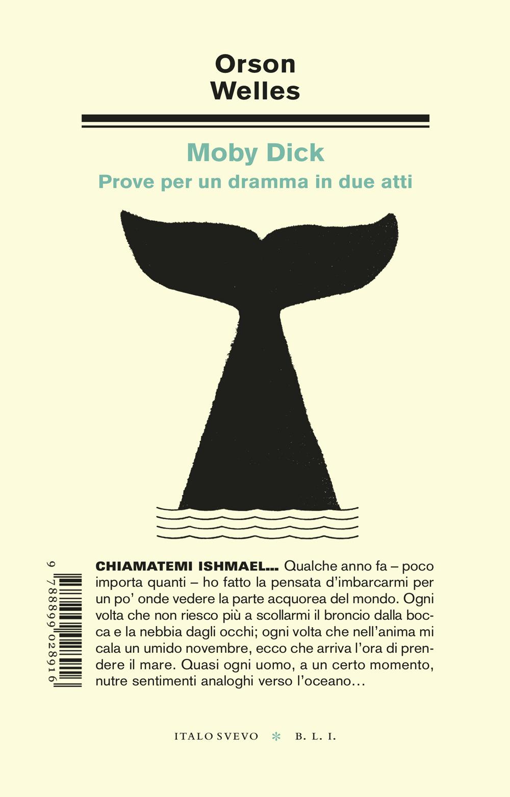 Vorderes Coverbild Moby Dick. Prove per un dramma in due atti