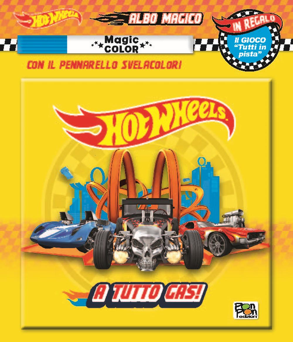 Vorderes Coverbild A tutto gas! Hot Wheels. Albo magico