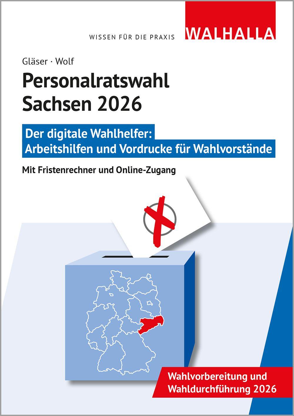 Vorderes Coverbild CD-ROM Personalratswahl Sachsen 2026