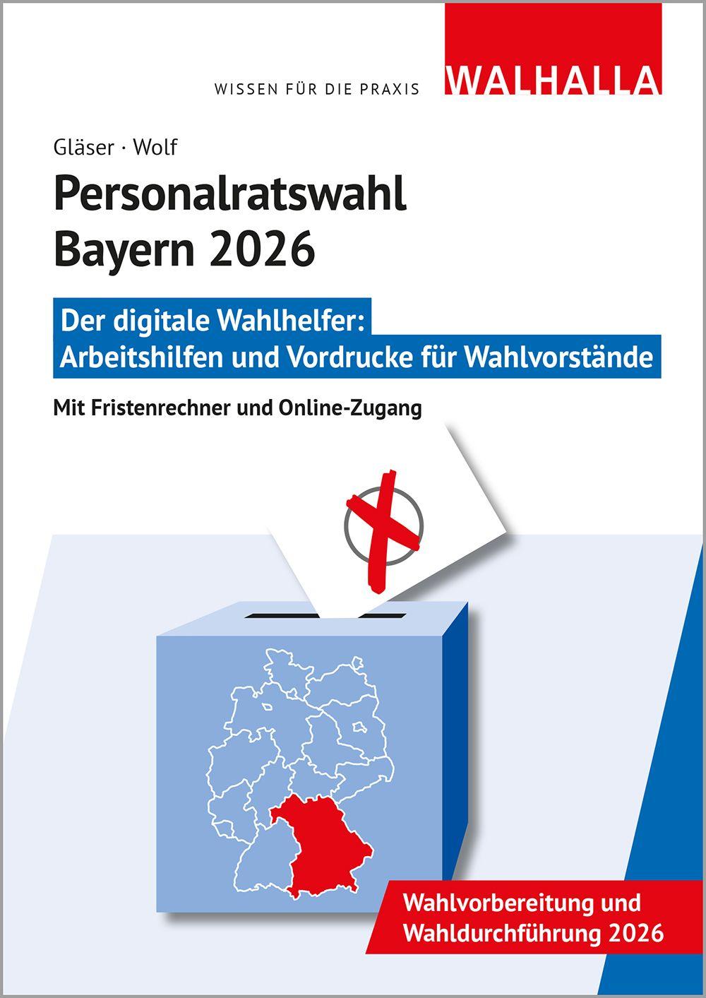 Vorderes Coverbild CD-ROM Personalratswahl Bayern 2026