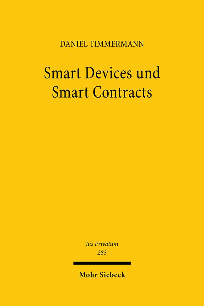 Vorderes Coverbild Smart Devices und Smart Contracts