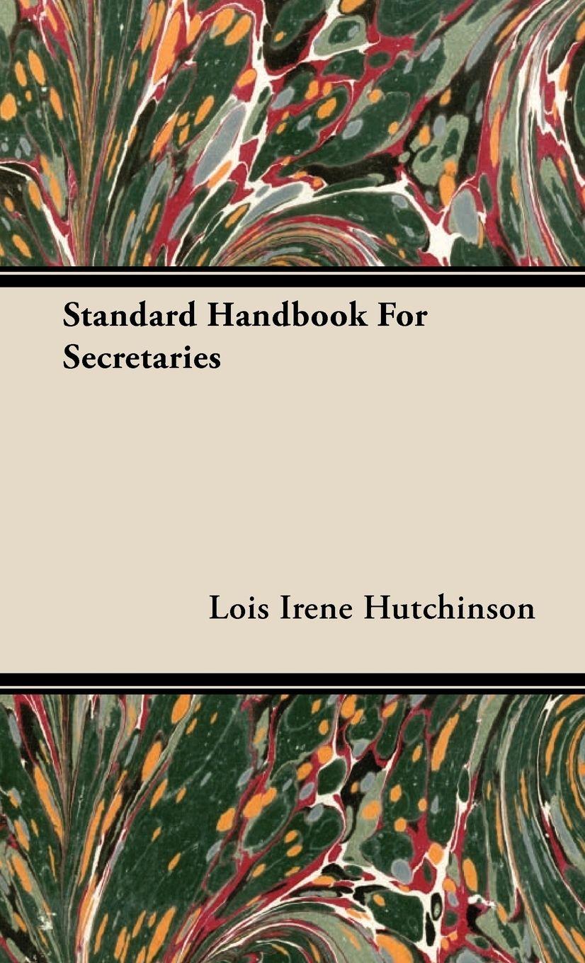 Vorderes Coverbild Standard Handbook for Secretaries