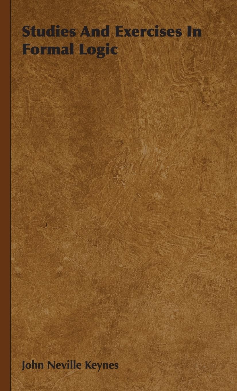 Vorderes Coverbild Studies And Exercises In Formal Logic