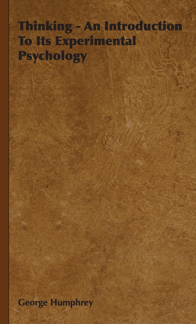 Vorderes Coverbild Thinking - An Introduction To Its Experimental Psychology