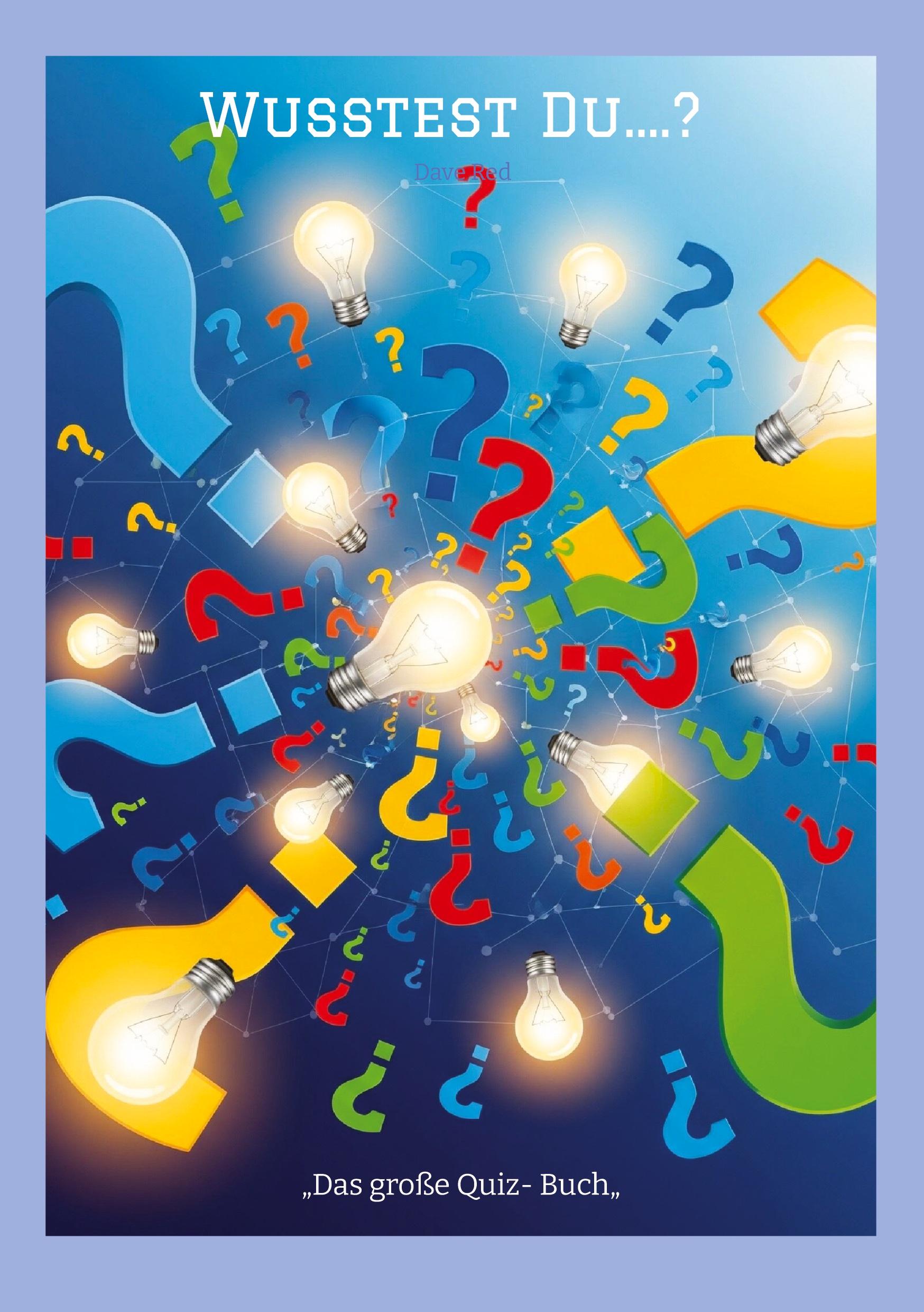 Vorderes Coverbild Wusstest Du....? -