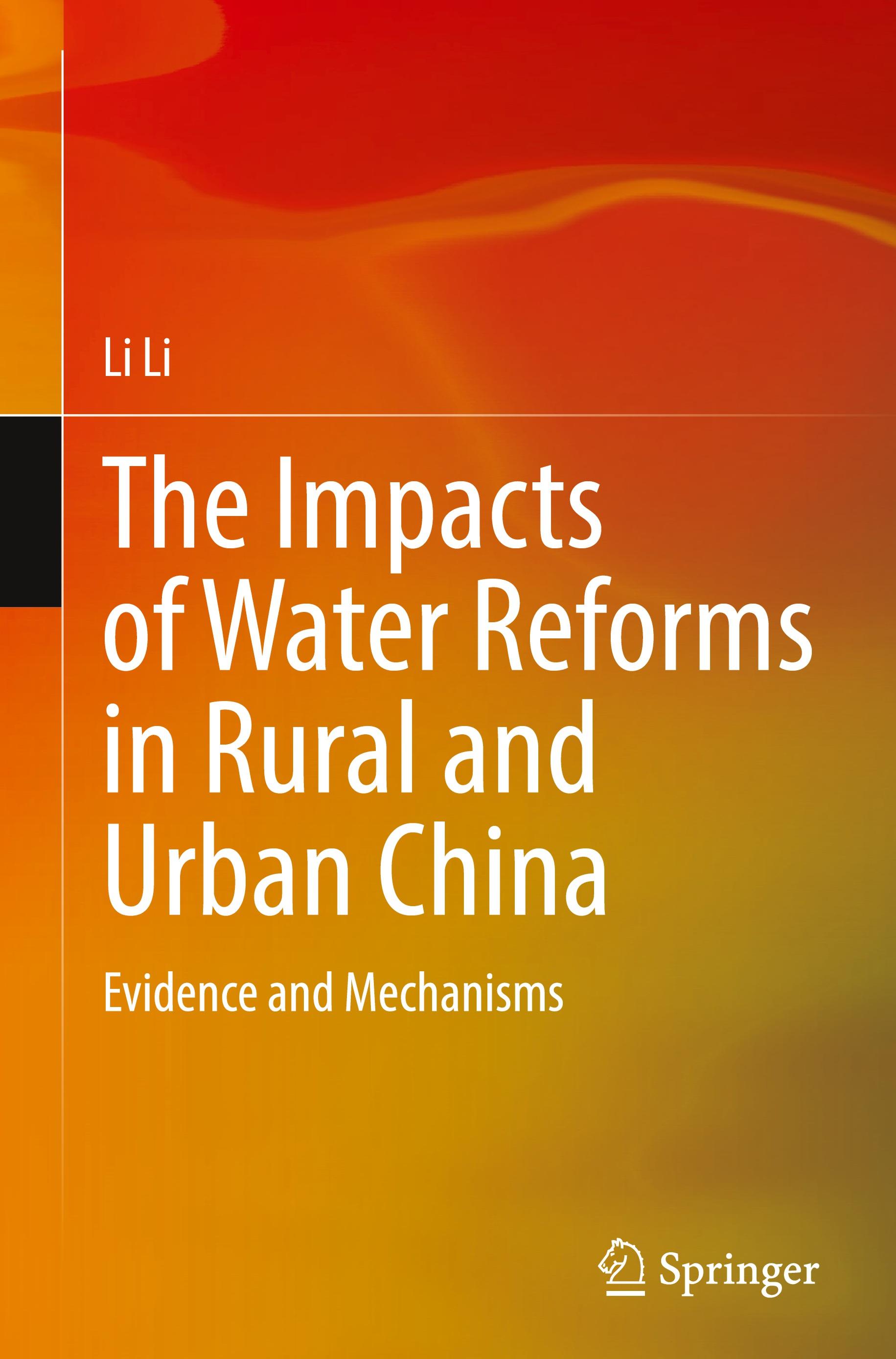 Vorderes Coverbild The Impacts of Water Reforms in Rural and Urban China