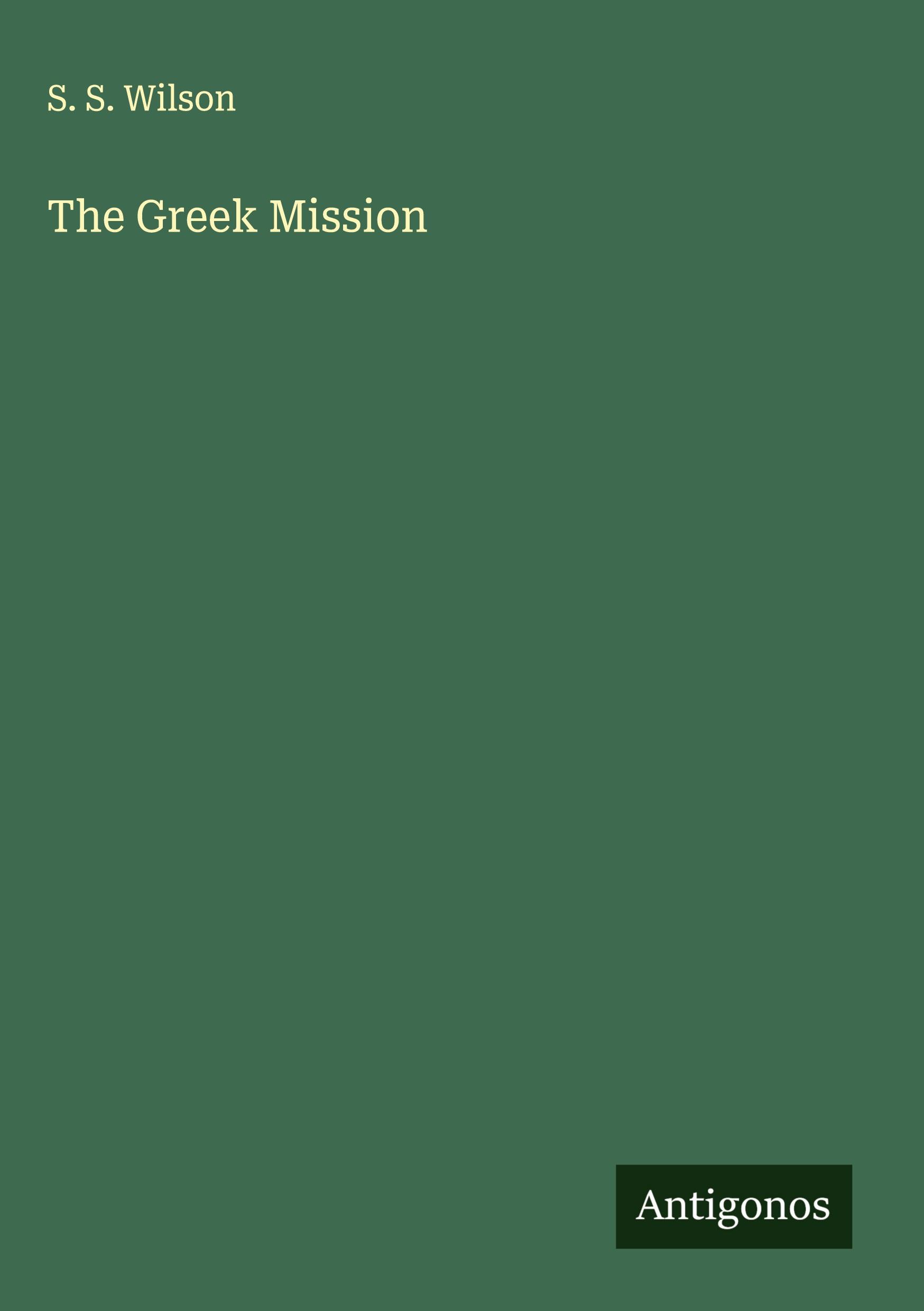 Vorderes Coverbild The Greek Mission