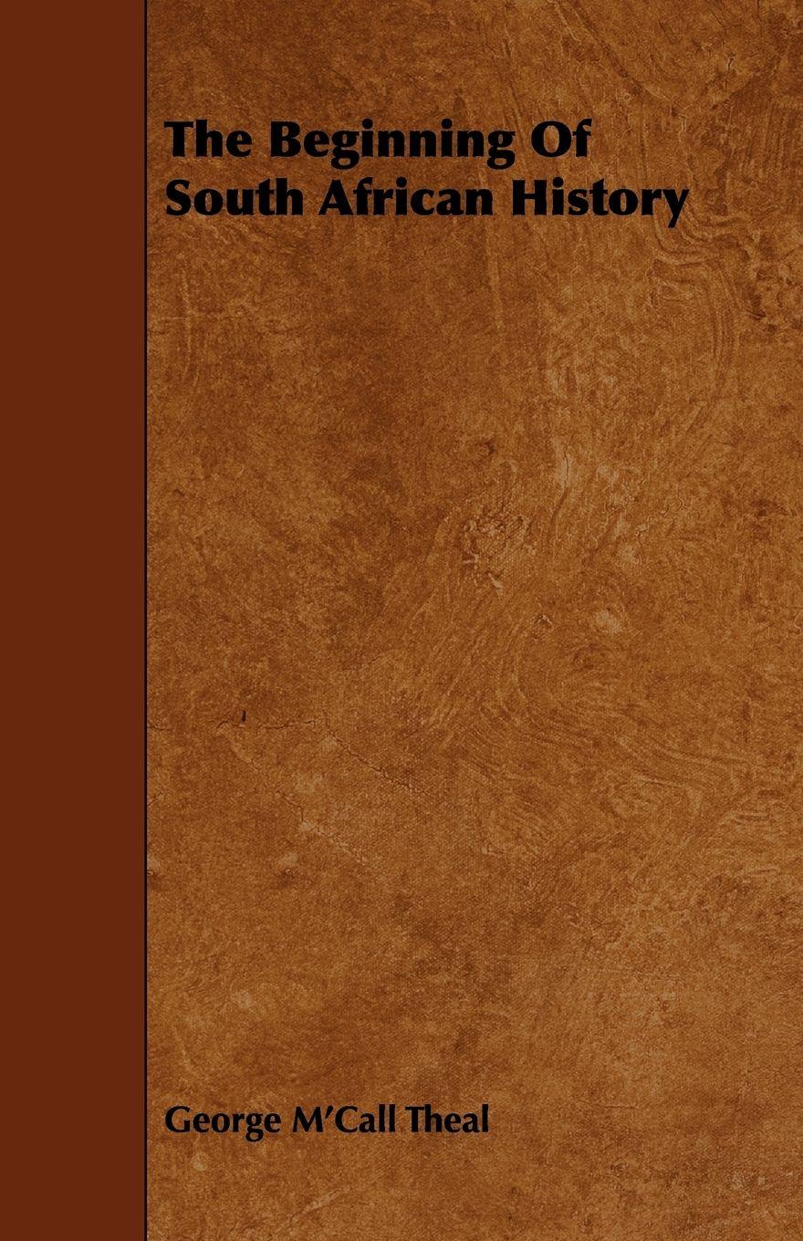 Vorderes Coverbild The Beginning Of South African History