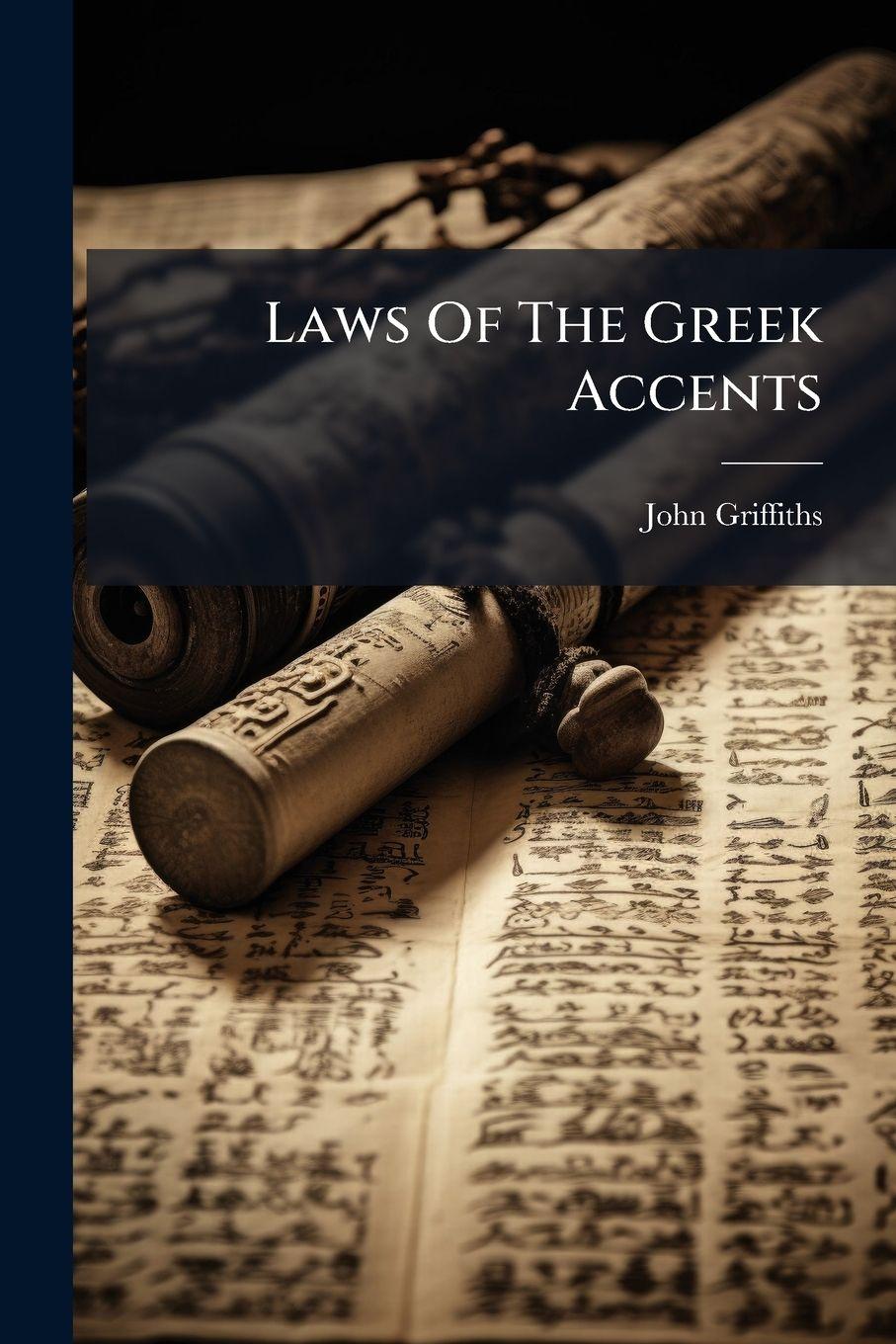 Vorderes Coverbild Laws Of The Greek Accents
