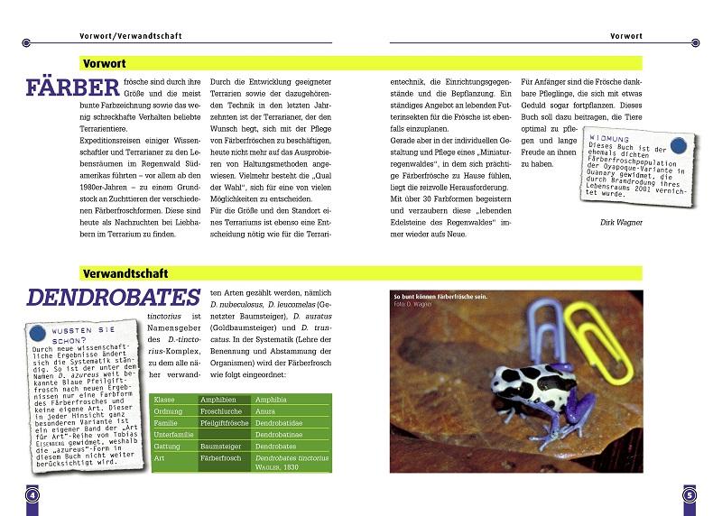 Beispielinhalt (Bild) Der Färberfrosch - Dendrobates Tinctorius
