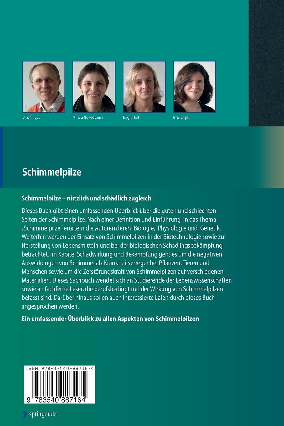 Rückseitencover Schimmelpilze