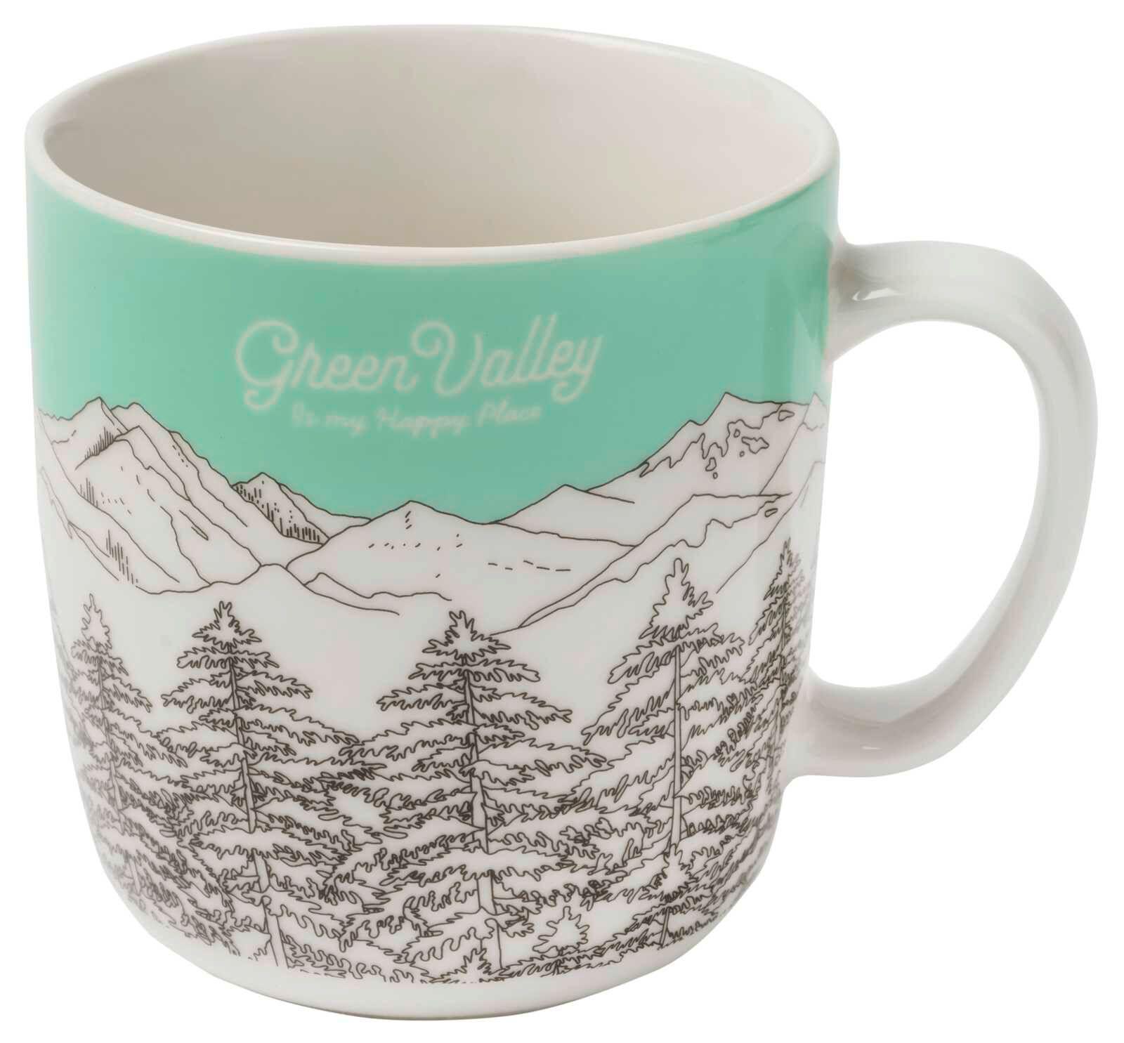 Vorderes Coverbild Green Valley Mug 'Whispering Pines'