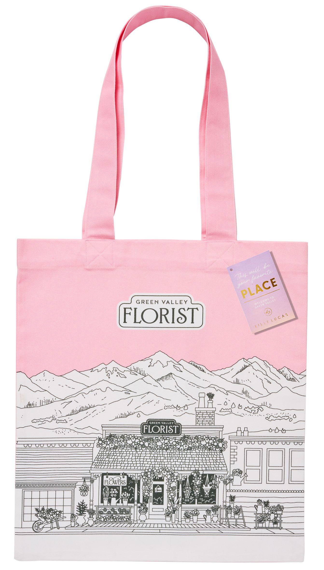 Beispielinhalt (Bild) Main Street Tote Bag 'Green Valley Florist'