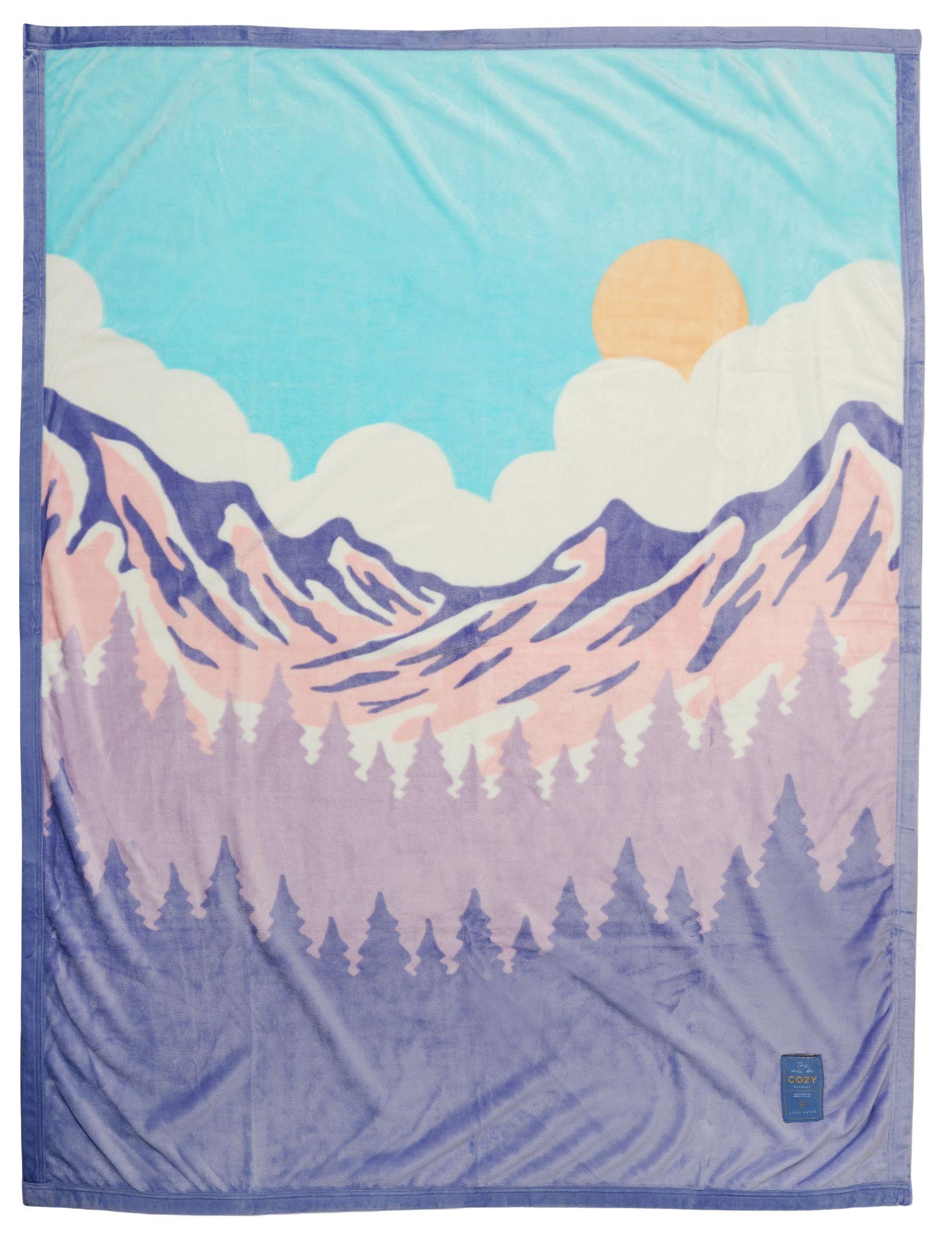 Beispielinhalt (Bild) Green Valley Fleecedecke 'Mountain Hug'