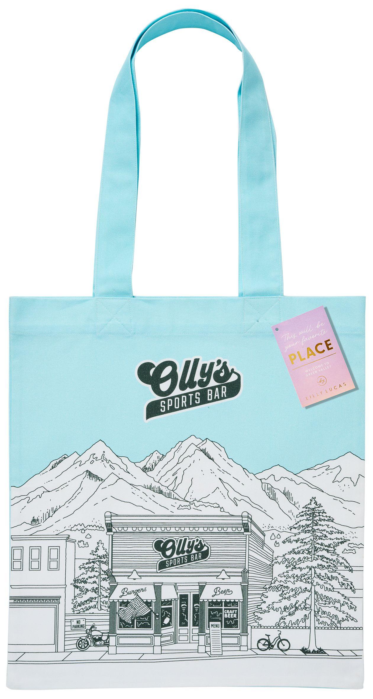Beispielinhalt (Bild) Main Street Tote Bag 'Green Valley Olly's Sports Bar'