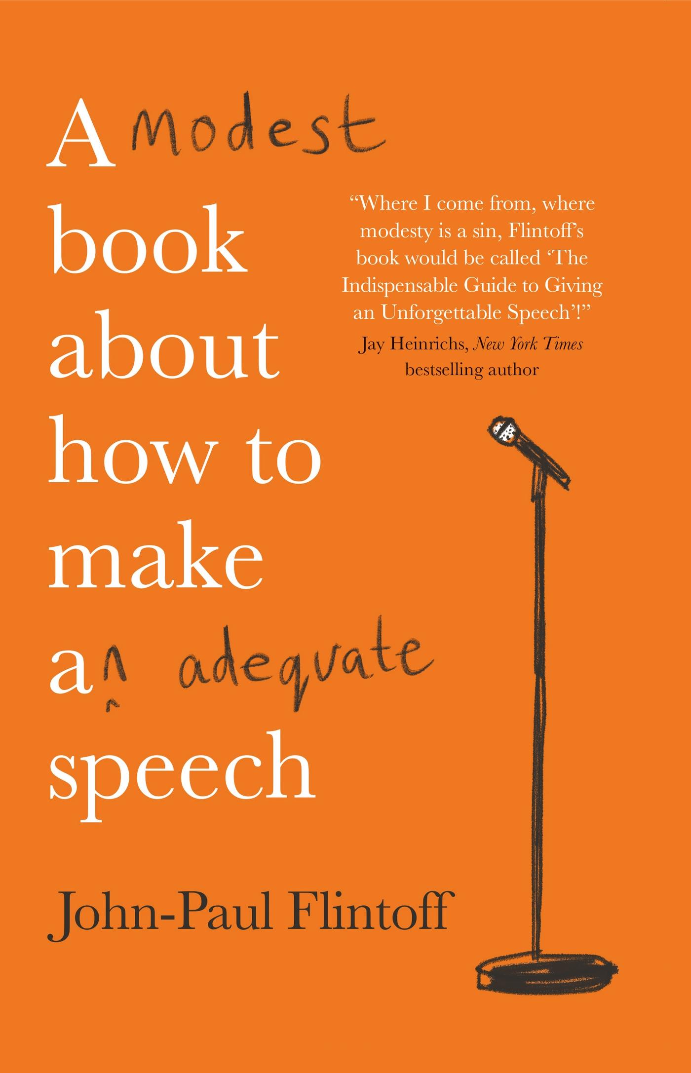 Vorderes Coverbild A Modest Book About How to Make an Adequate Speech