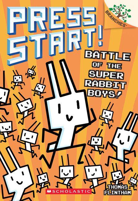 Vorderes Coverbild Battle of the Super Rabbit Boys!: A Branches Book (Press Start! #18)