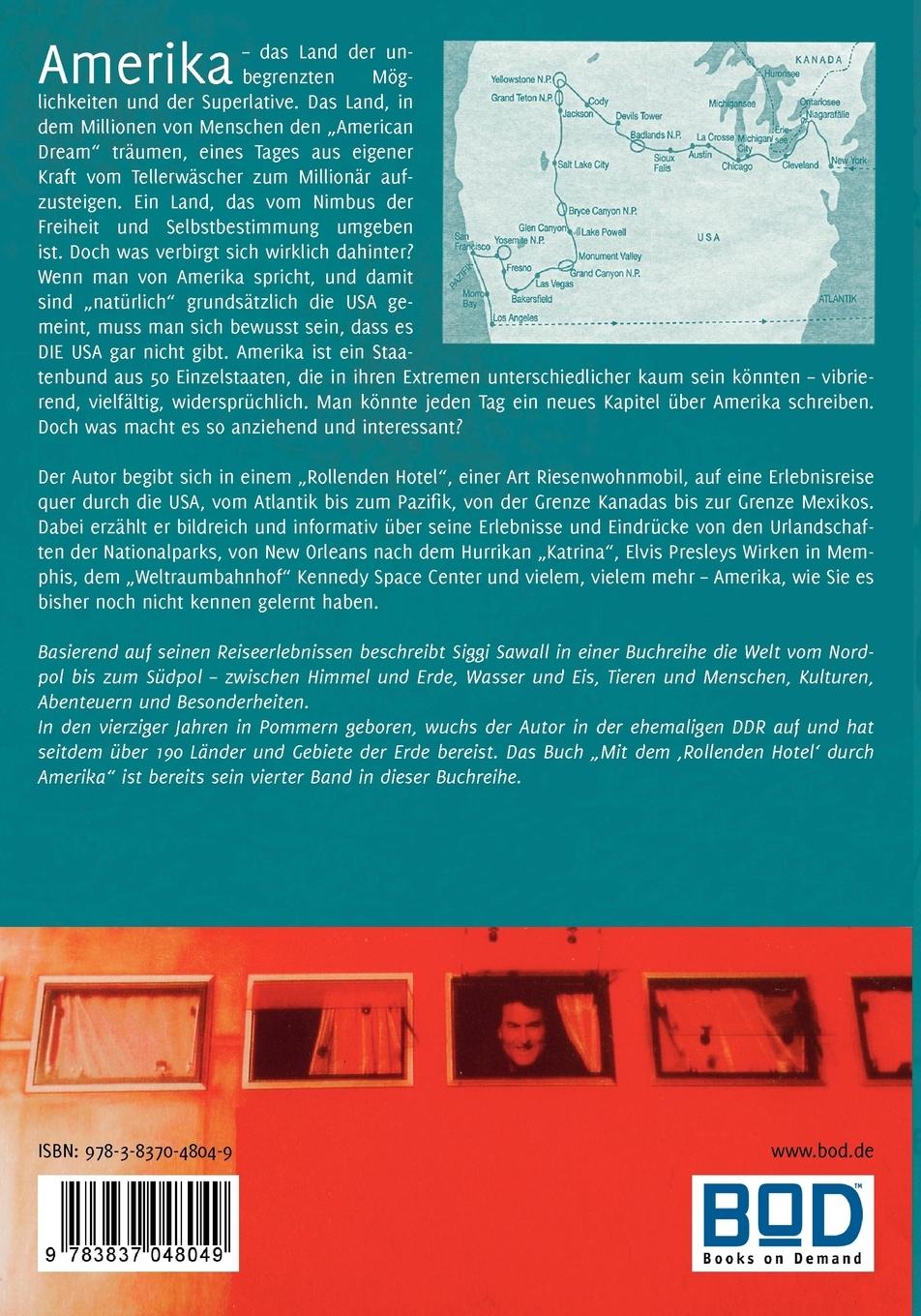 Rückseitencover Mit dem "Rollenden Hotel" durch Amerika