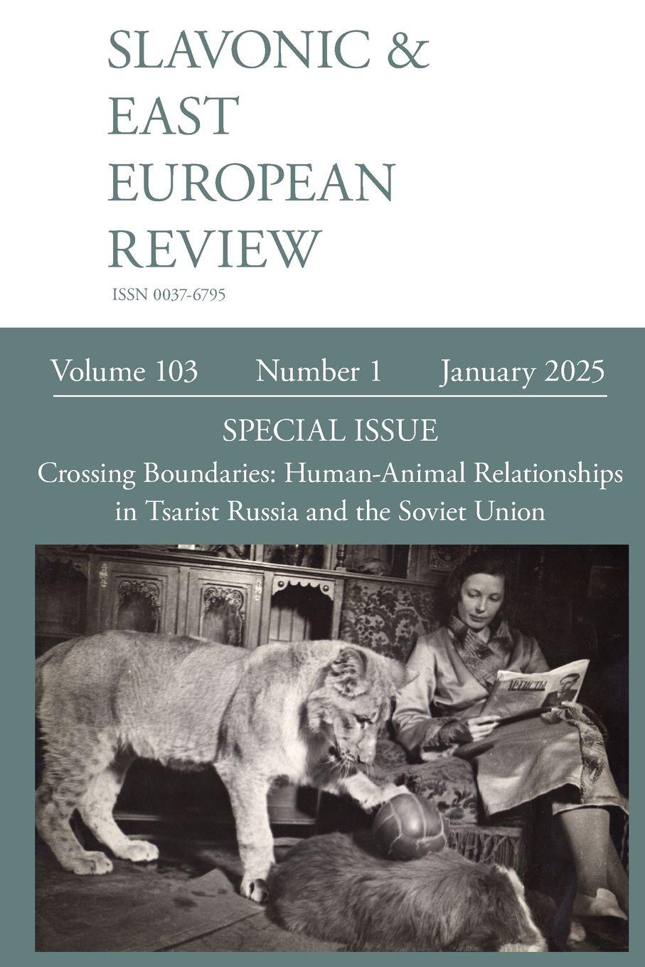 Vorderes Coverbild Slavonic & East European Review (103.1) 2025