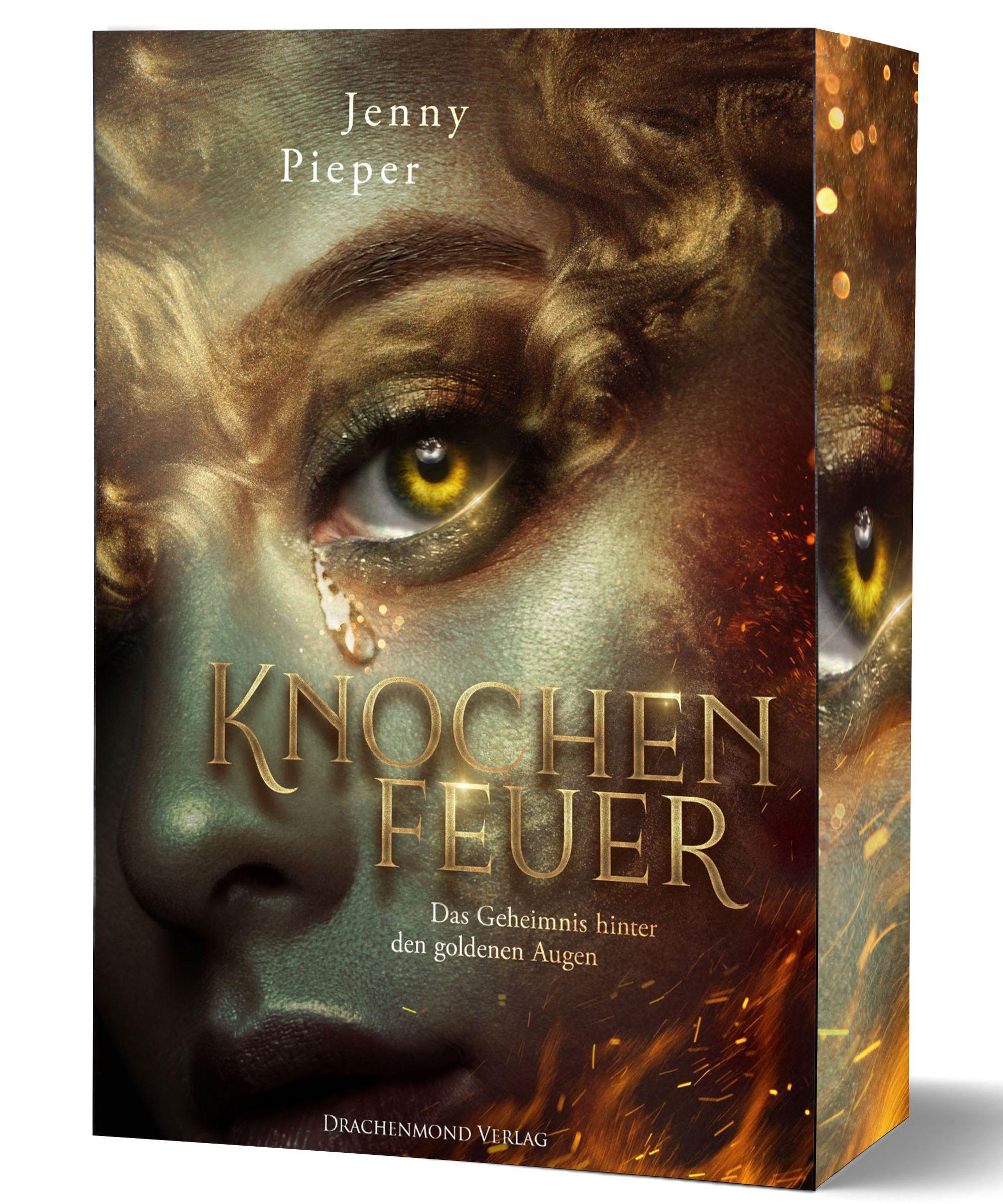 Vorderes Coverbild Knochenfeuer - Das Geheimnis hinter den goldenen Augen