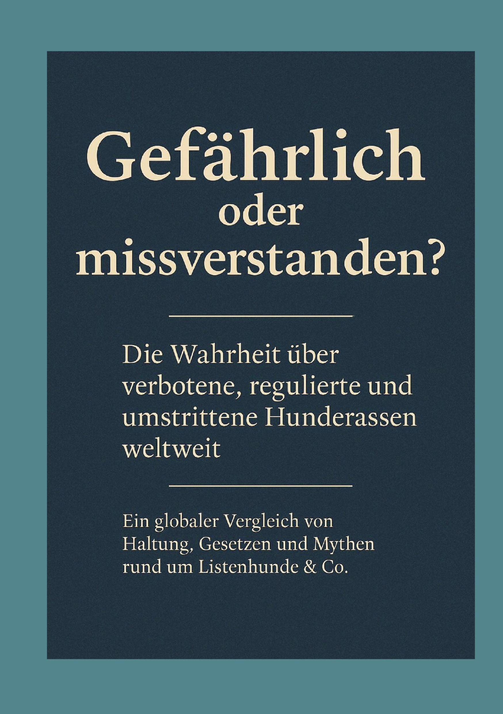 Vorderes Coverbild "Gefährlich oder missverstanden?