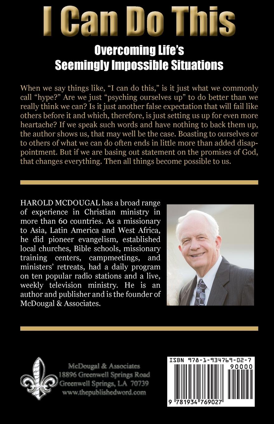 Rückseitencover I Can Do This!