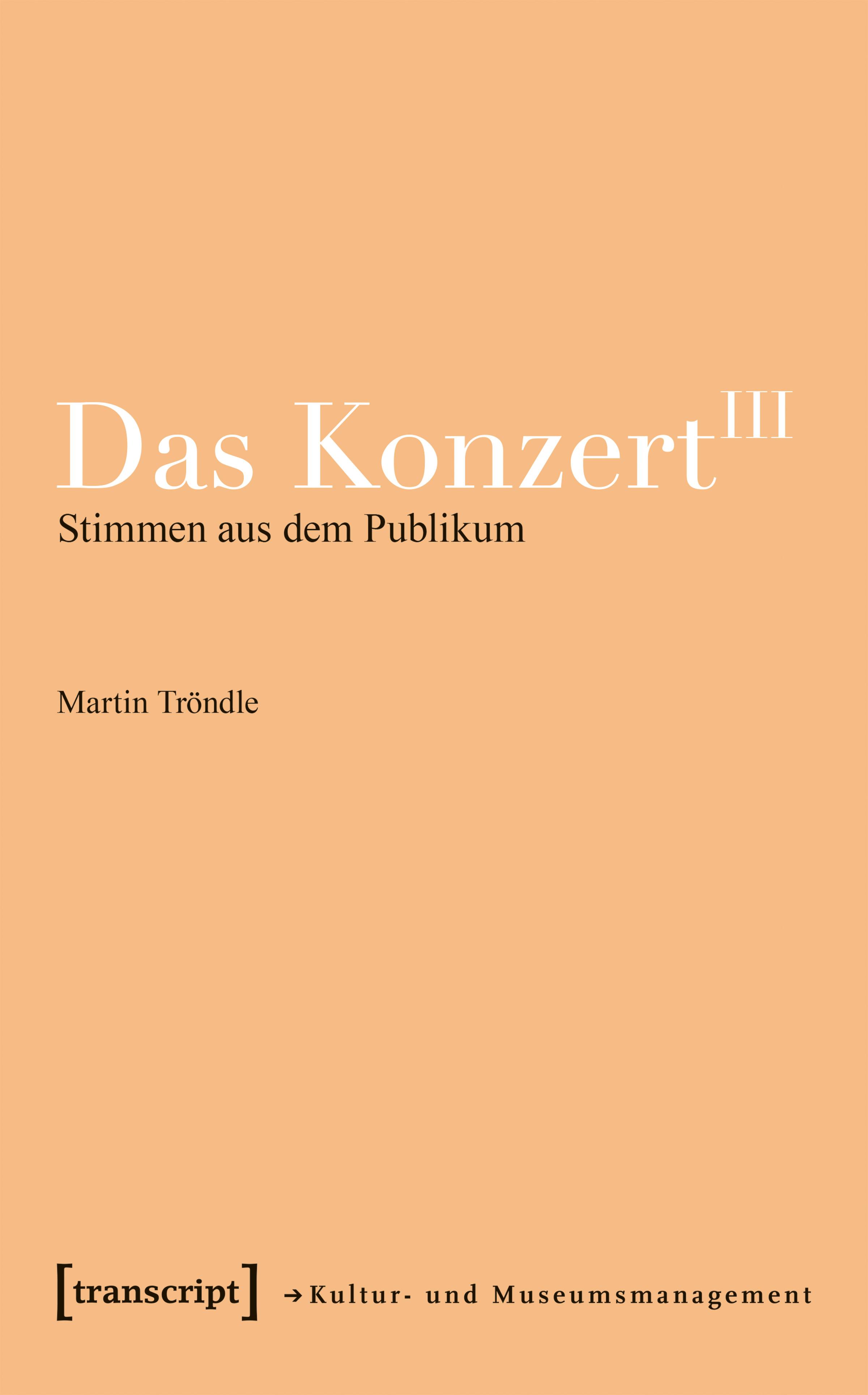 Vorderes Coverbild Das Konzert III